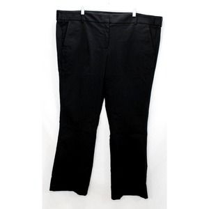 LANE BRYANT THE SOPHIE Pants Sz 24 Short Strait Fit Waist-Hip Bootcut Black NWOT